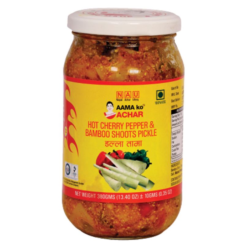 Hot Cherry Pepper & Bamboo Shoots Pickle 380 g