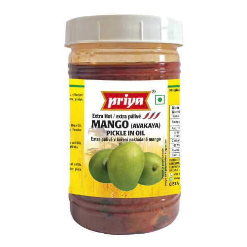 Mango Pickle (Extra Hot) In Oil (Without Garlic) 300 g