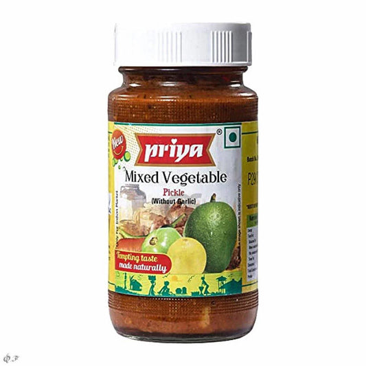Mixed Vegetable Pickle In Oil (Without Garlic) 300 g